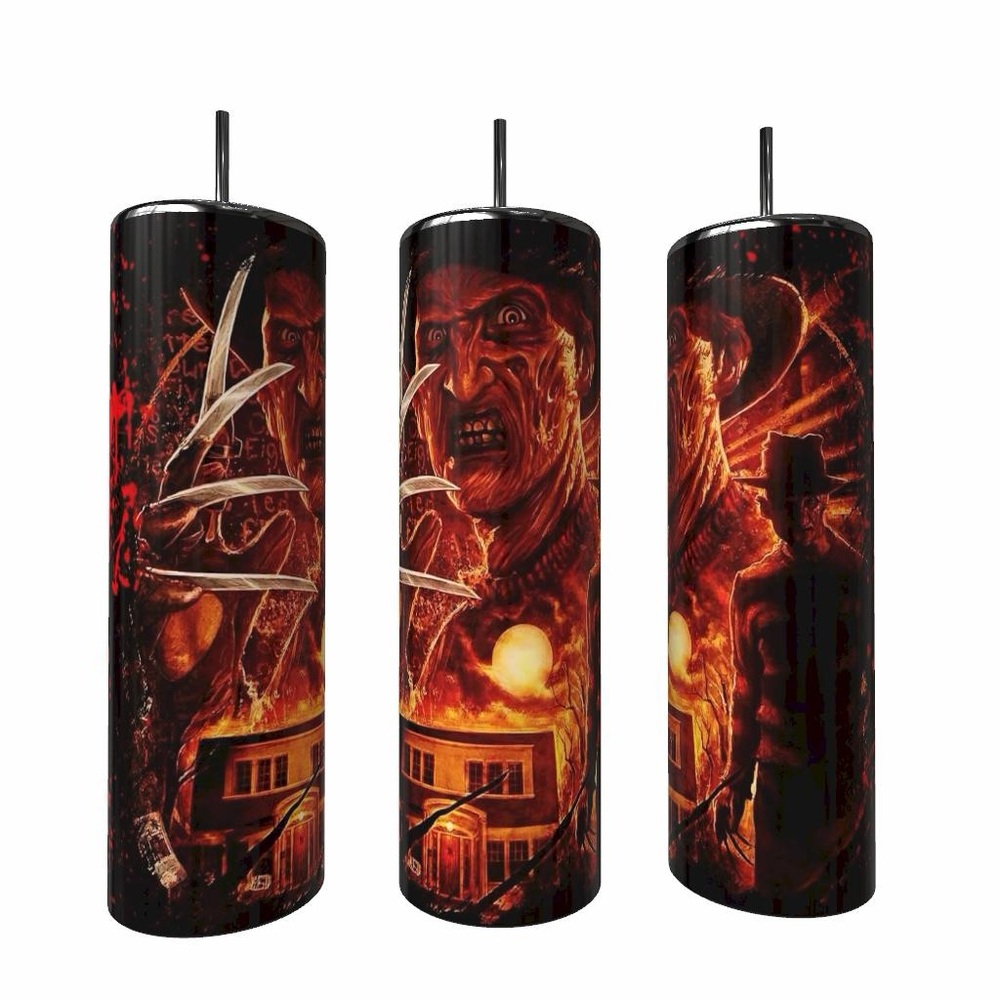 Freddy Krueger Nightmare On Elm Tumbler